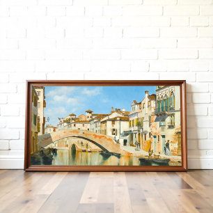 Affiche Maison de Tintoretto, Venise (1874)