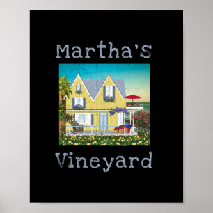 Affiche Maison de vacances d'été à Martha's Vineyard au bo