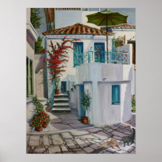 Affiche Maison de ville de Skiathos