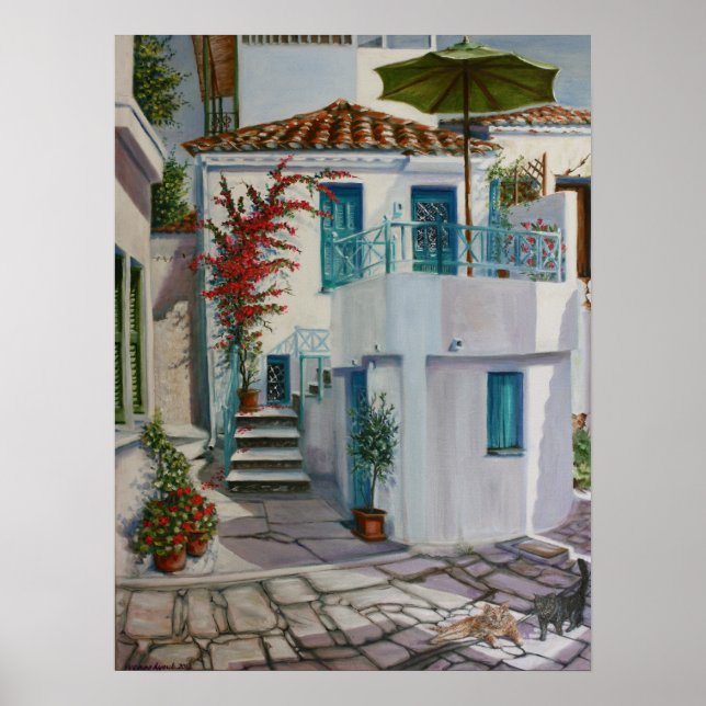 Affiche Maison de ville de Skiathos (Devant)