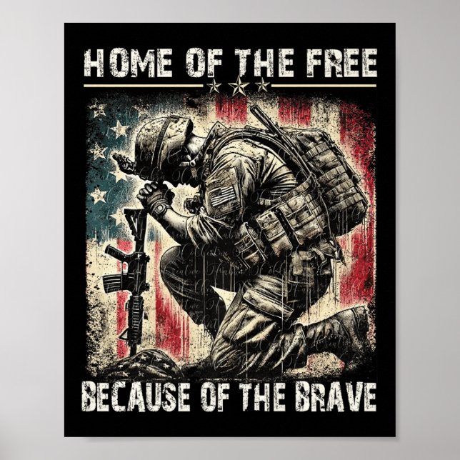 Affiche Maison des libres grâce aux braves - Vétérans P (Devant)