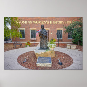 Affiche Maison d'histoire des femmes du Wyoming, Laramie,