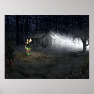 Affiche Maison d'horreur d'Halloween