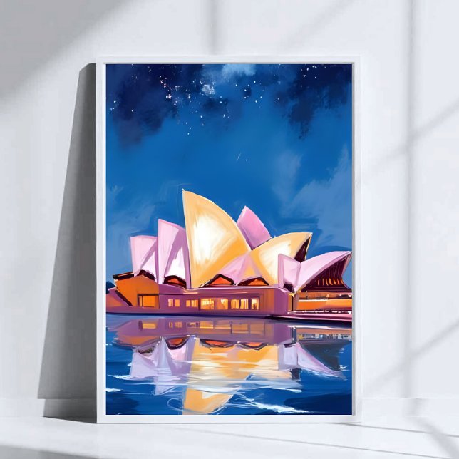 Affiche Maison d'opéra de Sydney, Australie Peinture (Créateur téléchargé)