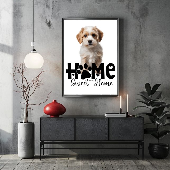 Affiche Maison Douce Maison Chien (Home Sweet Home Dog Poster)