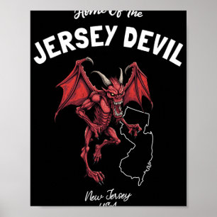 Affiche Maison du Diable du Jersey New Jersey États-Unis C