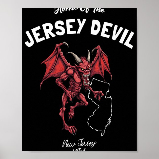 Affiche Maison du Diable du Jersey New Jersey États-Unis C (Devant)