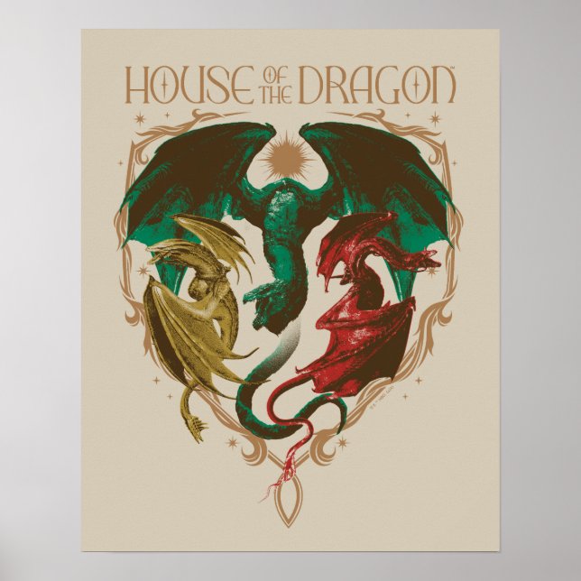 Affiche Maison du Dragon | Bouclier dragon (Devant)