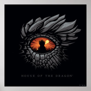 Affiche MAISON DU DRAGON Dragon's Eye Fer Throne