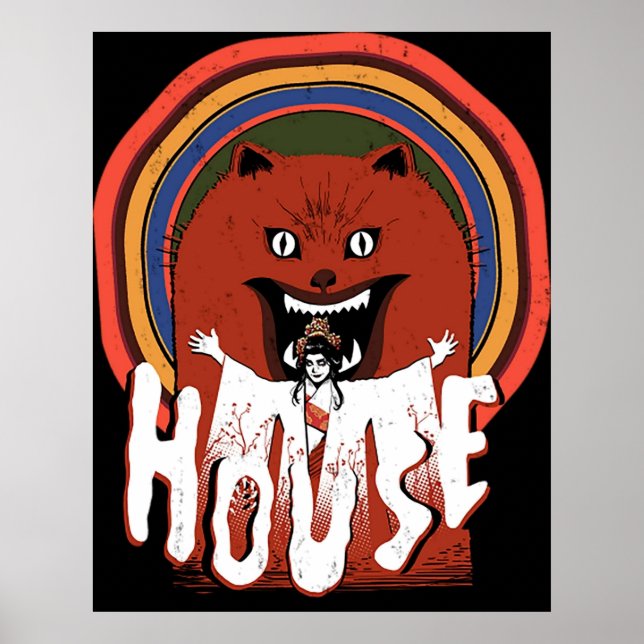 Affiche Maison Hausu 1977 (Devant)
