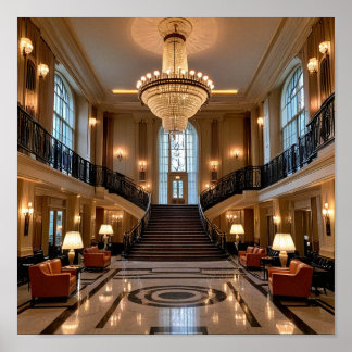 Affiche Maison intérieure luxueuse