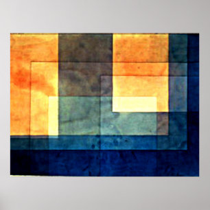Affiche Maison sur l'eau par Paul Klee,