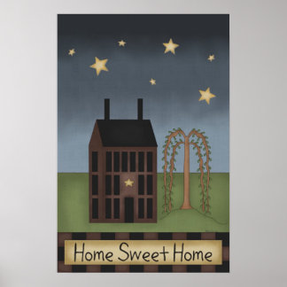AFFICHE MAISON SWEET HOME