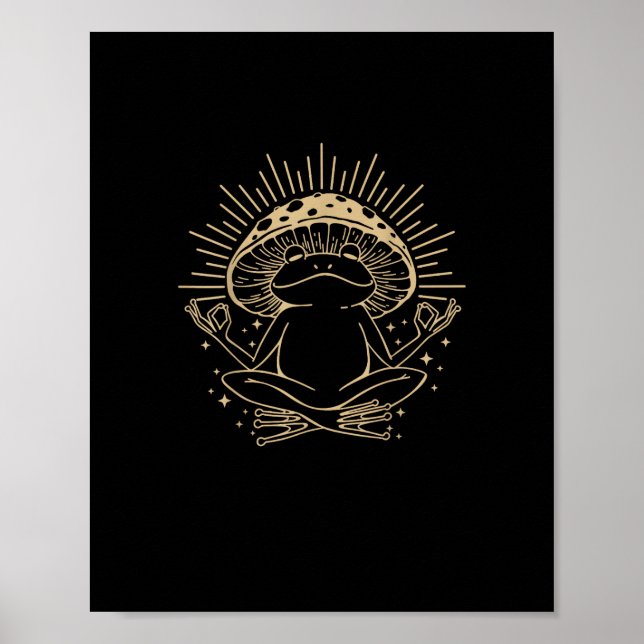 Affiche Maisonnette Frog & Minimalisme  Esthétique Goblinc (Devant)