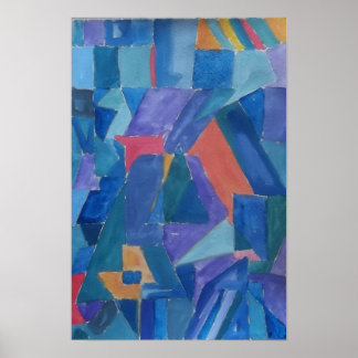 Affiche Maisons Cubistes Canossa sur Blue Hills au Québec