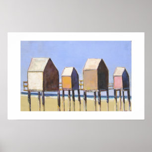 Affiche Maisons de plage