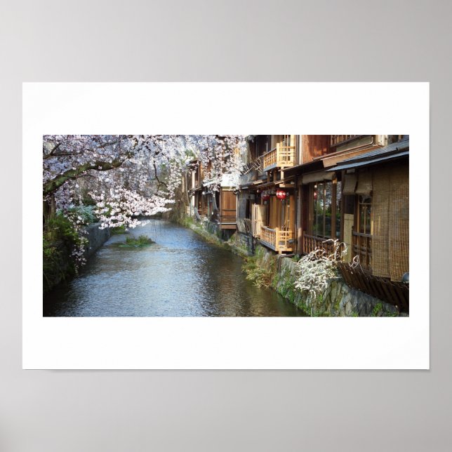 Affiche Maisons de thé traditionnelles de Kyoto (Devant)