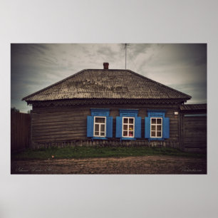 Affiche Maisons en bois sibériennes (projet par