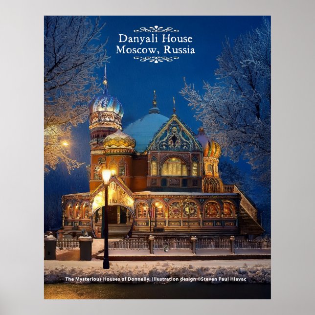 Affiche Maisons mystérieuses de Donnelly - No.2 Russie (Devant)