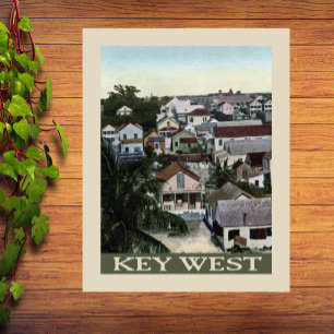 Affiche Maisons Ouest à clé vintage