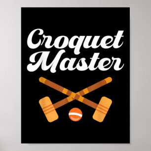 Affiche Maître de croquet
