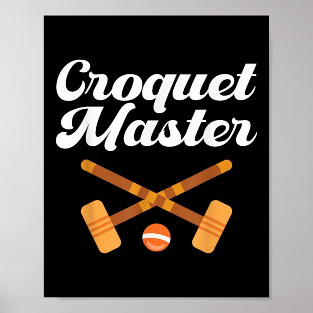 Affiche Maître de croquet  (Devant)