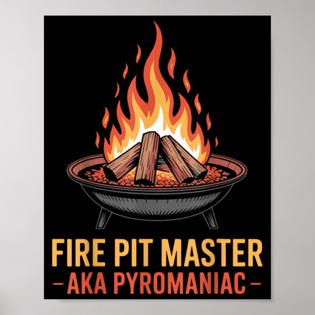 Affiche Maître de foyer pyromancie pyrotechnie Foyer extér (Devant)