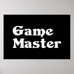 Affiche Maître de jeu