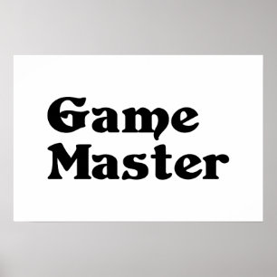 Affiche Maître de Jeu