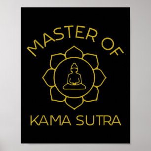 Affiche Maître De Kama Sutra Faire L'Amour Pas La Guerre Y