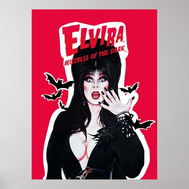 Affiche Maîtresse Elvira de l'obscurité (Devant)