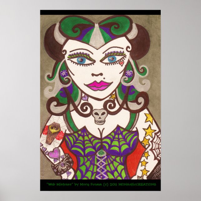 Affiche "Maîtresse Web" (Devant)