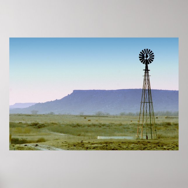 Affiche Majesté Blue Mesas (Devant)