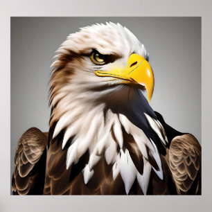 Affiche Majesté en flammes : L'aigle en vol