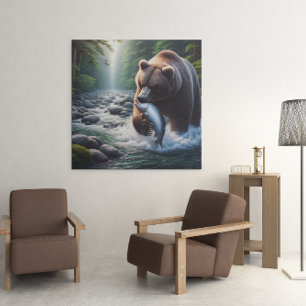 Affiche Majestic Bear Catch