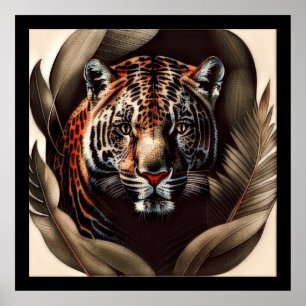 Affiche Majestic Jaguar - Roi De La Jungle