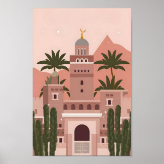 Affiche Majestic Marrakech City Élégance 4K Vues