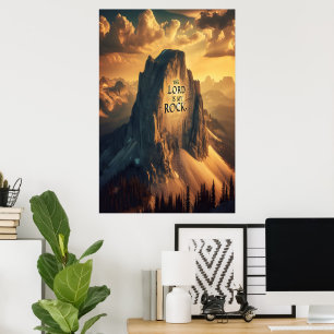 Affiche Majestic Mountain : Le Seigneur Est Mon Rocher