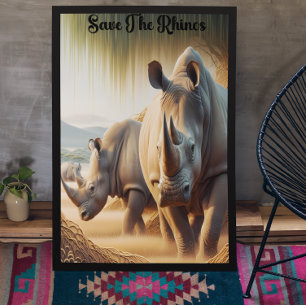 Affiche Majestic Rhinos : Un terrain grâce