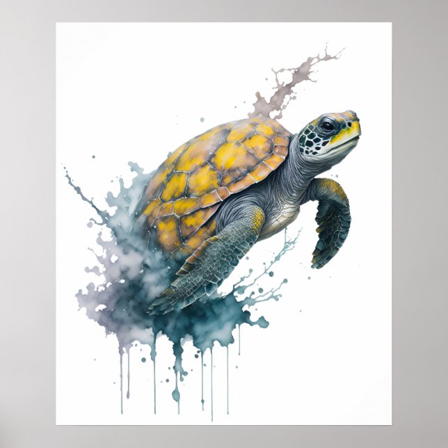 Affiche Majestic Wanderer - Aquarelle (Devant)