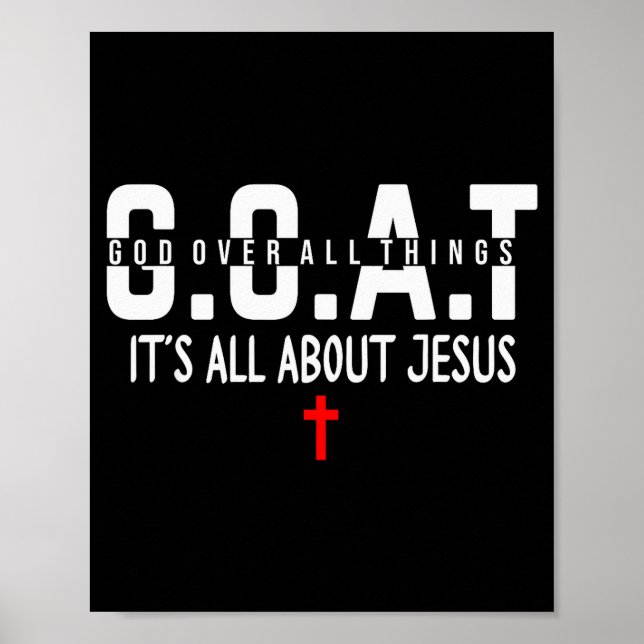 Affiche Make Heaven Crowded Its All About Jesus God Over A (Devant)