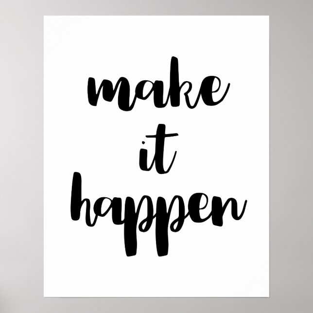 Affiche Make It Happen (Devant)