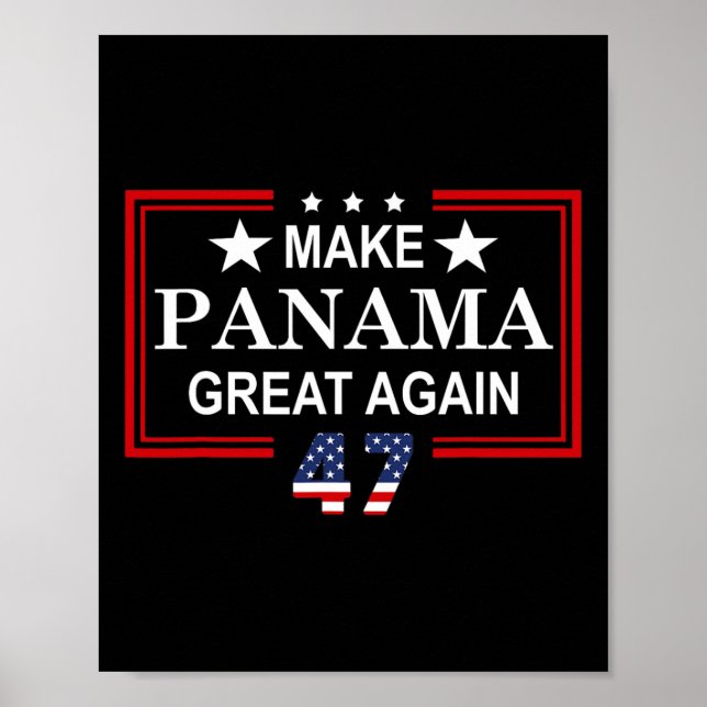 Affiche Make Panama Great Again Flag  (Devant)