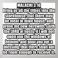 Malachi 3:10 KJV Bible Verse