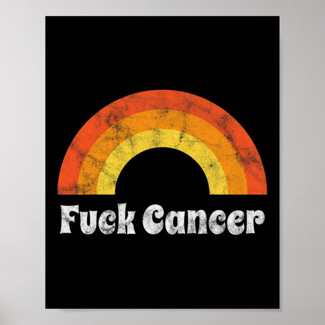Affiche Maladie Cancer du sein Conscience du cancer Cadeau (Devant)