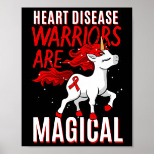 Affiche Maladie cardiaque cardiovasculaire guerrier de l'a