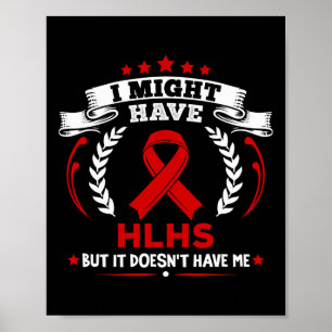 Affiche Maladie Cardiaque Cyanogène Hlhs Ne M'a Pas Hlhs