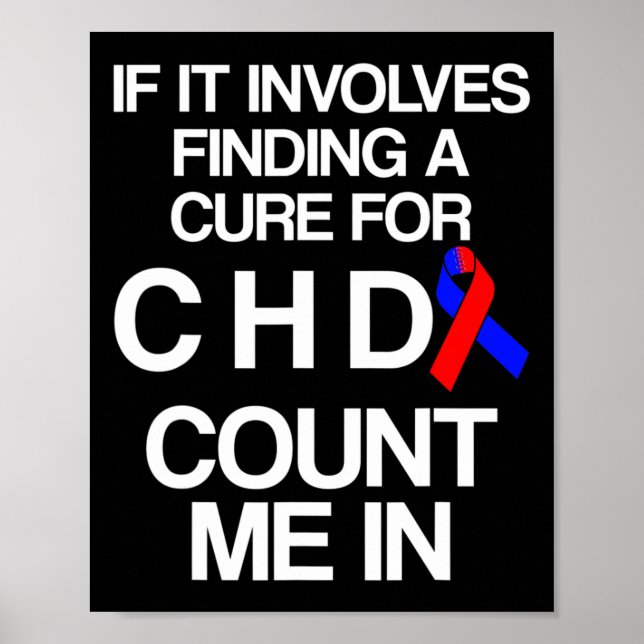Affiche Maladie cardiaque Survivor Chd Warrior (Devant)