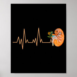 Affiche Maladie du pouls cardiaque rénal Sensibilisation D