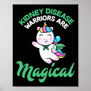 Affiche Maladie guerrier Magique Unicorne Connaissance du